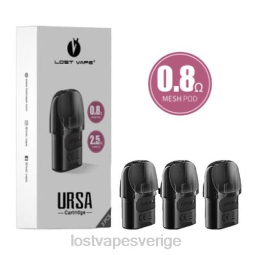Lost Vape Pods Near Me - Lost Vape URSA ersättning pods | 2,5 ml (3-pack) FFV2123 svart 0,8 ohm