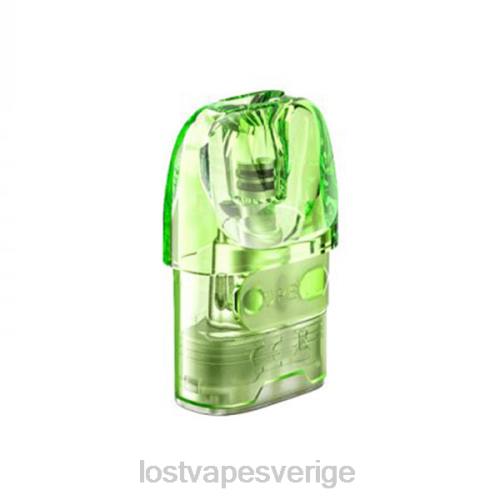 Lost Vape Pods Near Me - Lost Vape URSA ersättningsskidor FFV2213 grön (2,5 ml tom pod-patron)